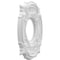 Ekena Millwork Attica Thermoformed PVC Ceiling Medallion (Fits Canopies up to 4 1/8"), 10"OD x 3 1/2"ID x 3/4"P CMP10AT - alternate 2